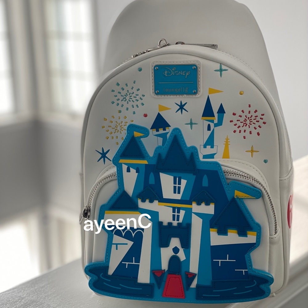 Disney land castle Loungefly 65th anniversary